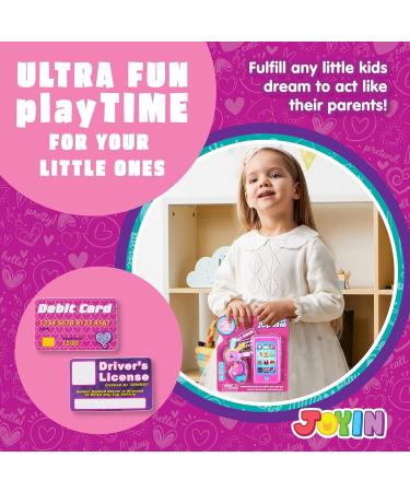 Joyin Rosa Playing Smartphone Key Fob & Credit Card Set - Kids' Cell Phone Toy for Toddlers | Perfect Birthday Gift for Ages 1-5 - Buy Online on SooperMarket.com