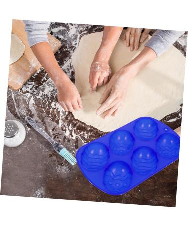 DECHOUS 2 Pcs Six Egg Mold Silica Gel 3D Gift Biscuit - Buy Online on SooperMarket.com