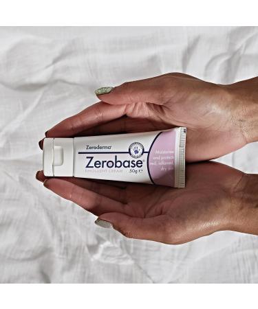 Zeroderma Zerobase Emollient Cream 50g - Moisturizing and Protecting Dry Skin - Buy Online on SooperMarket.com