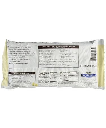 Ghirardelli Classic White Chocolate Chip 11 oz 2 pk - Premium Quality Chips for Baking and Snacking - Buy Online on SooperMarket.com