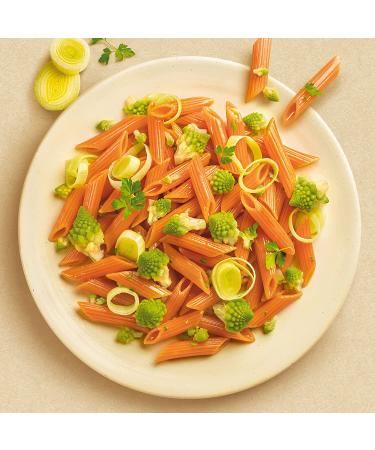 Barilla Red Lentil Penne Pasta 8.8 oz (Pack of 10) - Vegan, Gluten Free, Non GMO & Kosher - High Protein Plant Based Pasta - Buy Online on SooperMarket.com