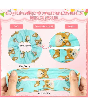Corgi Makeup Set with Bag, Scrunchies, Stickers, Hair Bands - 59 Pcs | Cute Corgi Print Travel Cosmetic Accessories for Girls - Buy Online on SooperMarket.com