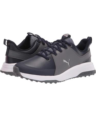 PUMA Golf Grip Fusion Pro 3.0 Spikeless Shoes - Navy Blazer/Silver/Quiet Shade (Size 10) - Buy Online on SooperMarket.com