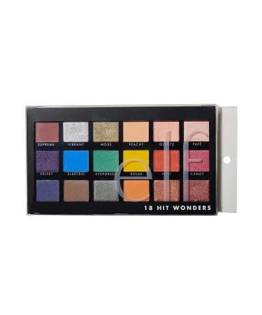 e.l.f. 18 Hit Wonders Eyeshadow Palette - Matte, Satin & Shimmer Shades - Ultra-Pigmented - 0.63 Oz - Buy Online on SooperMarket.com