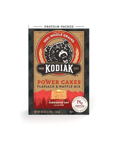 Kodiak Power Cakes Pancake & Waffle Mix Cinnamon Oat High Protein 100% Whole Grains (Pack of 1)