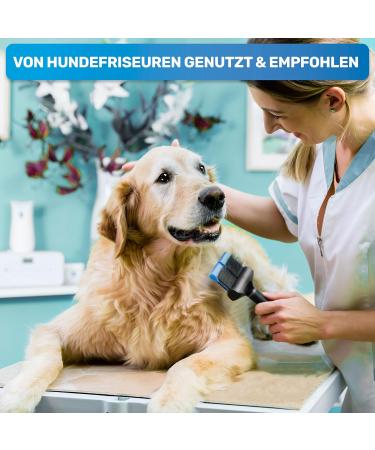 Bluepet Professional Dog Brush for Long Hair | Plucked Brush for Dogs & Cats - Gently Removes Mats Undercut & Knots - Buy Online on SooperMarket.com