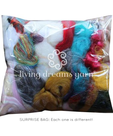 Assorted Merino Roving Ends & Mixed Fiber Waste - Bulk Top Fiber for Felting  Spinning & Blending Multi - Buy Online on SooperMarket.com