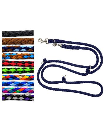 Dog linen large dogs up to 80 kg double brick jumbo 2.40m / 2.80m / 3.50m / 5m adjustable exercise line / guide in 17 different fabren