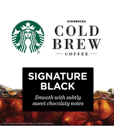 Starbucks Cold Brew Coffee Pods | Signature Black | 36 Single-Serve Concentrate Capsules | Pack of 6 - Buy Online on SooperMarket.com