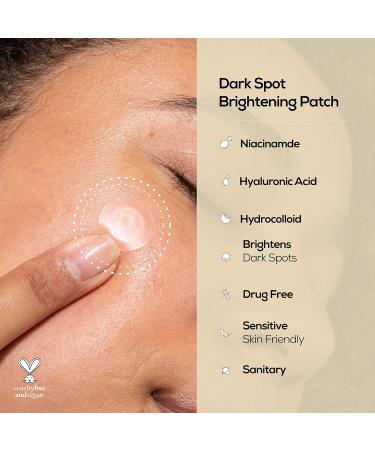 Hanhoo Dark Spot Brightening Microneedle Patch with Niacinamide and Hyaluronic Acid - 6 Patches | Fade Dark Spots | Cruelty-free & Vegan - Buy Online on SooperMarket.com