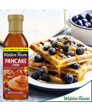 Walden Farms Pancake Syrup - 12 Fl Oz (2-Pack) | Sugar-Free & Low-Calorie - Buy Online on SooperMarket.com