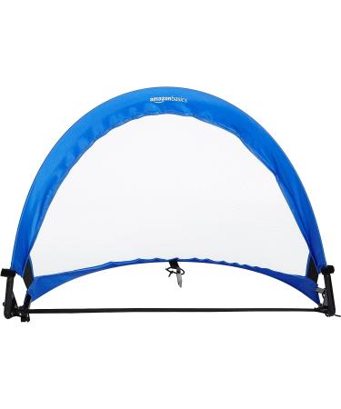 Amazon Basics 2.5 ft Pop-Up Soccer Goal Net Set with Carrying Case - Blue - Buy Online on SooperMarket.com