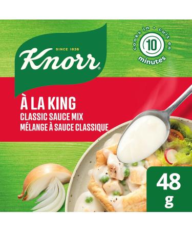 Knorr Classic Sauce Mix for a classic French light sauce or creamy pasta sauce La King no artificial flavours 48 g 24 count - Buy Online on SooperMarket.com