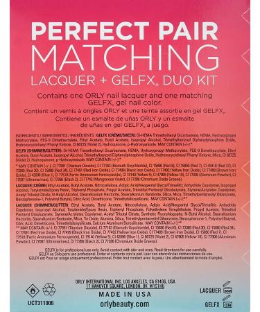 Orly Perfect Pair Matching Lacquer and Gel Duo Kit - Kiss the Bride - Buy Online on SooperMarket.com