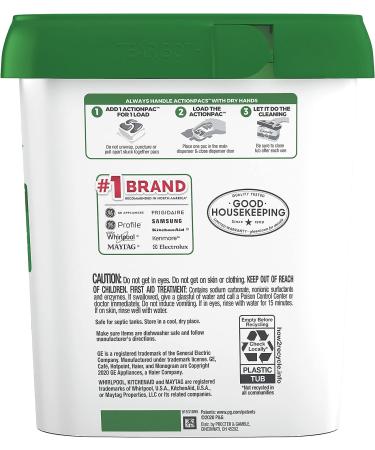 Cascade Free & Clear Dishwasher Pods 62 ct Actionpacs Detergent - Lemon Essence | Eco-Friendly Cleaning Solution - Buy Online on SooperMarket.com