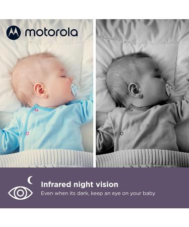 Motorola VM36XL Touchscreen WiFi Video Baby Monitor - HD 720p Camera  1000ft Range  2-Way Audio  Remote Pan-Tilt-Zoom  Lullabies - Smart Phone App Compatible - Buy Online on SooperMarket.com
