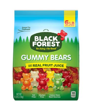 Black Forest Gummy Bears Candy, 6 Lb 6 Pound (Pack of 1) Bears