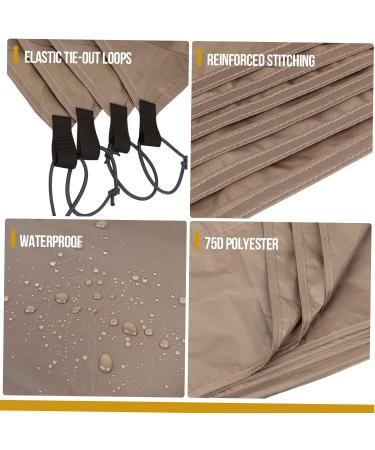 OneTigris 94x94 Large Waterproof Camping Tarp: Lightweight & Multifunctional - Buy Online on SooperMarket.com