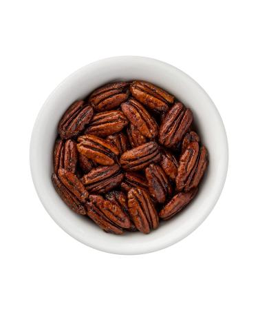 Honey Glazed Praline Cinnamon Georgia Pecans - 1 lb. Non-Dairy Small Batch Roasted Southern Tastiness - Farm Fresh Nuts Brand - Buy Online on SooperMarket.com