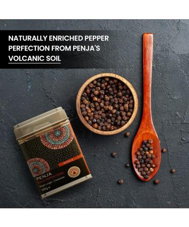 Fire Mountain Black Penja Pepper 100g - Single Origin Whole Peppercorn Berries from Penja Valley for Grinder Refill - Buy Online on SooperMarket.com