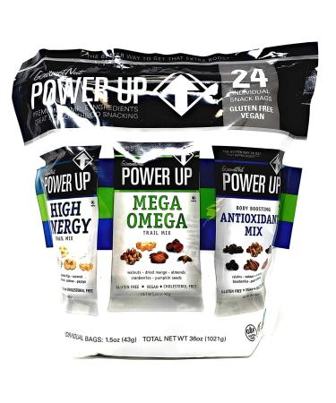 Power Up Trail Mix Variety Pack 24/ 1.5 Oz Net Wt 36 Oz