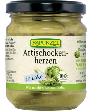 Rapunzel Organic Artichoke Hearts Quartered in Brine (2 x 200 gr)