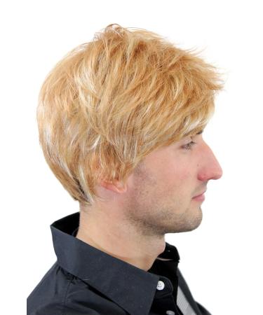 Men's Wig GFW1176-27H613 - Short Casual Fashionable Dark Blonde/Light Blonde Highlights Toupee | WIG ME UP - International Shipping Available - Buy Online on SooperMarket.com