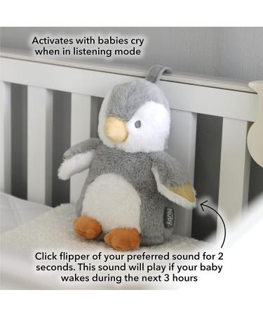 Nuby Penguin Baby Cry Sensor Sleep Aid | Calming Lullabies & White Noise | Soothe Baby to Sleep from Birth - Buy Online on SooperMarket.com