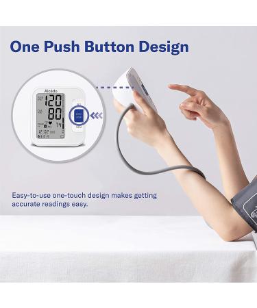 Alcedo Upper Arm Blood Pressure Monitor - Automatic Digital BP Machine with Wide-Range Cuff, LCD Screen, Talking Function, 2x120 Memory - For Home Use - Buy Online on SooperMarket.com