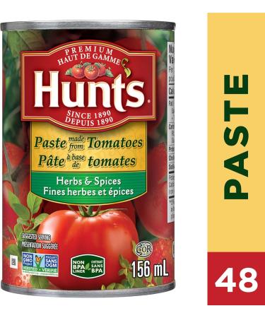 Hunt's Herbs & Spices Paste made from Tomatoes 156 ml Pack of 48 Herbs and Spices - Buy Online on SooperMarket.com
