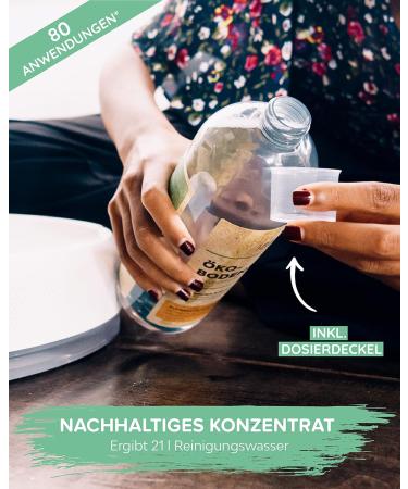 Heldengr n KO Floor Cleaner for Moped Robot - Yuzu & Lemongrass | Streak-Free Quick-Drying 1L - Premium Robot Cleaning Agent - Buy Online on SooperMarket.com