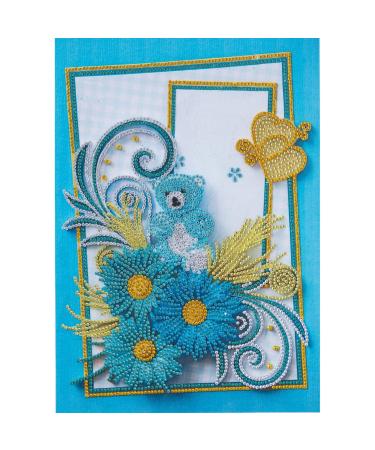 Partial Drill Diamond Painting  5D Diamond Painting Kits for Adults & Kids Diamond Flowers Picture Crystal Rhinestones Diamond Painting  Christams Home Wall Decor12 X 16 Inch (Diamond drawing B)