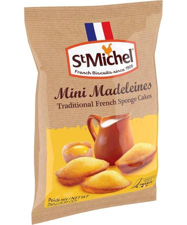 St Michel Mini Madeleines Traditional French Sponge Cakes 250g - Buy Online on SooperMarket.com