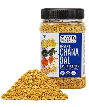 Zayd Organics Chana Dal Split Desi Chickpeas USDA Organic 1.75lbs (800g) - Buy Online on SooperMarket.com