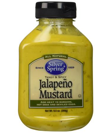 Silver Springs Mustard, Jalapeno, 9.5 oz