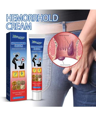 Brrnoo 3Pcs Hemorrhoid Relief Ointment - Herbal Cream for Safe Treatment of Anal Swelling & Itching - Buy Online on SooperMarket.com