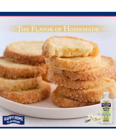 Happy Home Clear Non-Alcoholic Imitation Vanilla Flavoring - Certified Kosher - 7 oz - Buy Online on SooperMarket.com