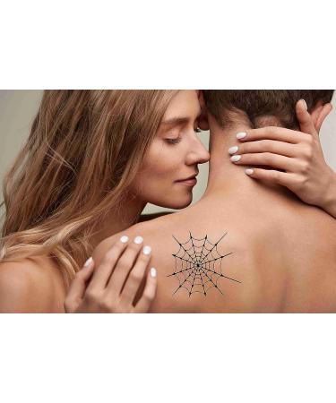 Dopetattoo Spider Cobweb Temporary Tattoos - 6 Sheets Halloween Kids Makeup Set - Buy Online on SooperMarket.com