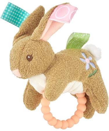Taggies Teether Baby Rattle  6  Harmony Bunny