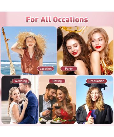 5 in 1 Wand Curling Iron Set - Interchangeable Ceramic Curlers Dual Voltage Hair Waver & Quick Heating Tool - Perfect for International Shipping - Buy Online on SooperMarket.com