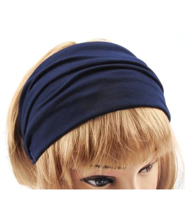 axy HB4 Hairband Yoga Headband Hairband Dark Blue