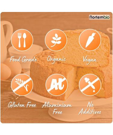 Nortembio Ecological Soda Powder 2x850g - Food-Quality Sodium Bicarbonate Aluminum-Free Baking Powder for Cooking & Natural Backsoda with E-Book - Buy Online on SooperMarket.com