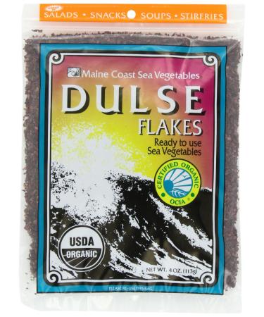 Maine Coast Sea Vegetables Dulse Flakes, 4-Ounce Package (Pack of 5)