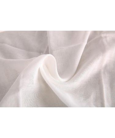 100% Cotton Double Gauze Burp Cloth Prefold Diapers - White 10 Count | 52 x 70cm | Busy Mom - Buy Online on SooperMarket.com