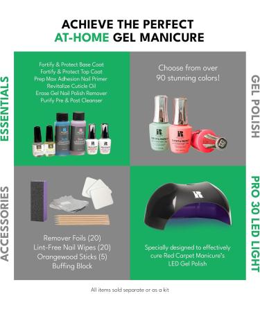 Red Carpet Manicure Fortify & Protect Super Matte Top Coat | Top Coat Essentials | Matte Gel Nail Top Coat Top Coat Gel Nail Polish | 0.30 Fl. Oz. - Buy Online on SooperMarket.com