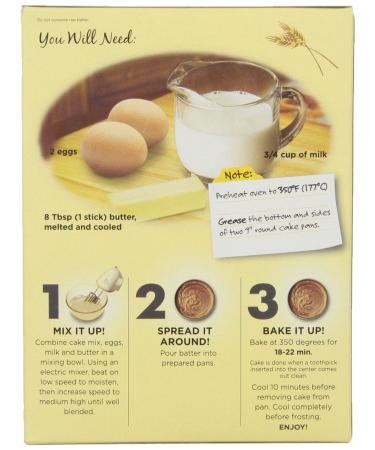 Organic Vanilla Cake Mix - European Gourmet Bakery, 15.25 oz | Bake Delicious Treats - Buy Online on SooperMarket.com