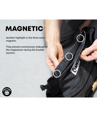 APE13 Chalkbag Boulder Set - Premium Chalk Bag Brush & Chalk for Bouldering - Perfect Gift & Ample Space for Accessories - Buy Online on SooperMarket.com