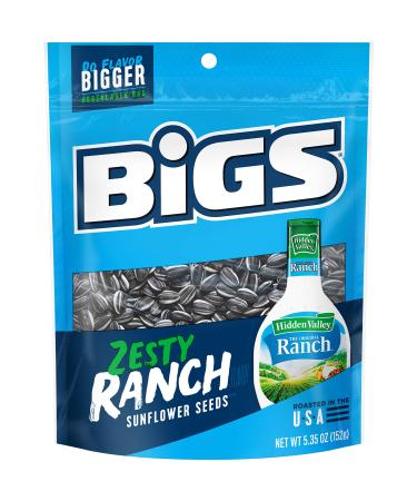 Bigs Sunflower Seeds Ranch 5.35 Ounce Pack of 4