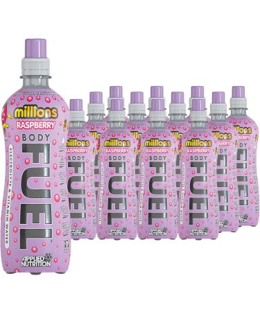 Applied Nutrition BodyFuel Electrolyte Water - Body Fuel Prime Drink with BCAAs and Vitamins Fast Hydration (12 x 500ml) (Millions Raspberry)