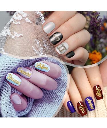 48 Pieces Gold & Silver Zodiac Nail Charms Set - Constellation Nail Studs for Nail Art Decoration - Ideal for Women & Girls - Buy Online on SooperMarket.com